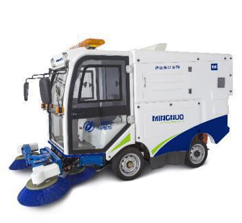 明諾新型全封閉掃地機，物業(yè)小區(qū)用MN-X800掃地車