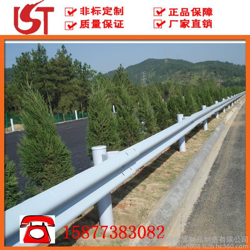 工廠直銷波紋護欄板  雙波防撞護欄 高速公路防撞欄 熱鍍鋅波形防撞護欄 可安裝送貨 實物拍攝