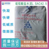 蘭州低堿度快硬水泥L.SAC42.5水泥 慶陽市硫鋁水泥 平?jīng)鲭p快水泥